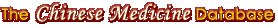 The Chinese Medicine Database